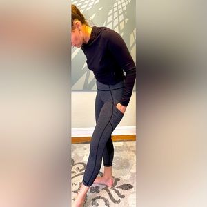 lululemon herringbone technical cropped leggings